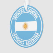 Argentina Round Emblem Ornament (voorkant)