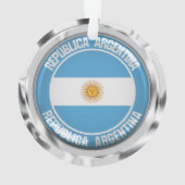 Argentina Round Emblem Ornament (achterkant)