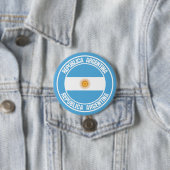 Argentina Round Emblem Ronde Button 7,6 Cm (In situ)