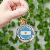 Argentina Round Emblem Sleutelhanger (Hand)