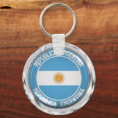 Argentina Round Emblem Sleutelhanger (Voorkant)
