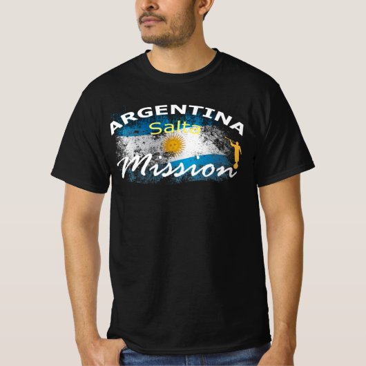 Argentina Salta Mormon LDS Mission T-shirt (Voorkant)