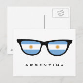 Argentina Shades aangepast briefkaart voor tekst e (Voorkant / Achterkant)