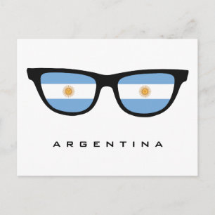 Argentina Shades aangepast briefkaart voor tekst e