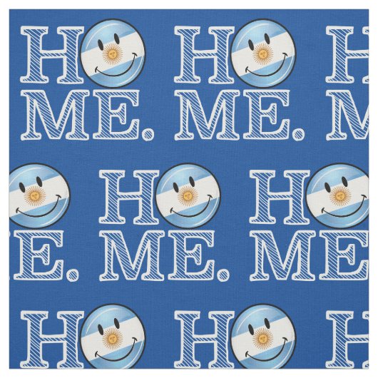 Argentina Smiling Flag House Warmer Stof (Swatch)