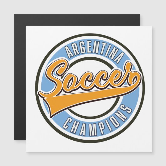 Argentina Soccer Champions (Voorkant / Achterkant)