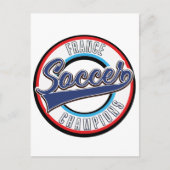 Argentina Soccer Champions Briefkaart (Voorkant)