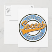 Argentina Soccer Champions Briefkaart (Voorkant / Achterkant)