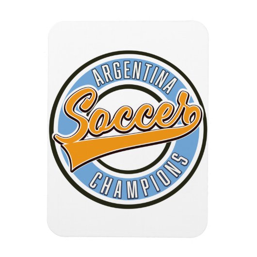 Argentina Soccer Champions Magneet (Verticaal)