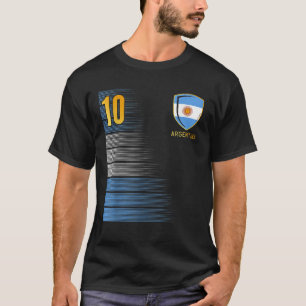Argentina Soccer Fans Jersey Argentijnse Vlag T-shirt