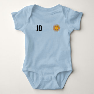 Argentina Soccer/Football Custom Name & Number Romper