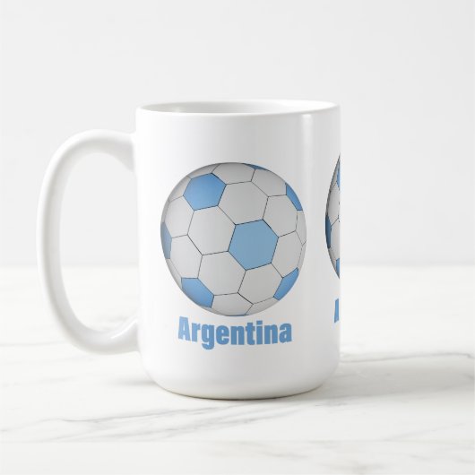 Argentina soccer  koffiemok (Links)