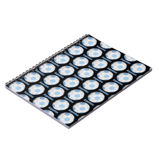 Argentina soccer notitieboek (Linkerzijde)