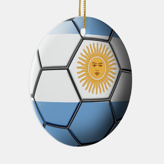 Argentina Soccer Ornament (Rechts)