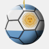 Argentina Soccer Ornament (Achterkant)