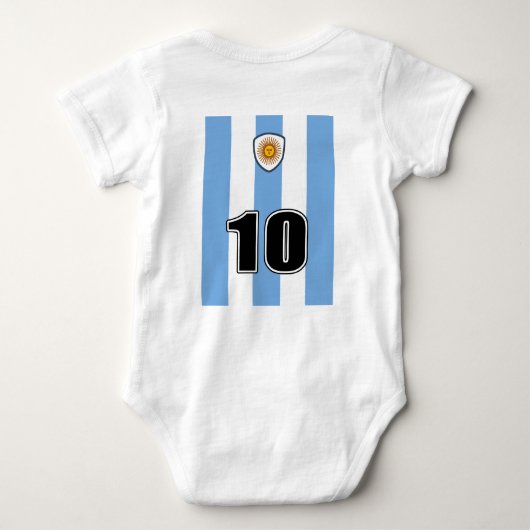 Argentina soccer romper (Achterkant)