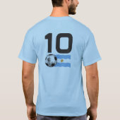 Argentina Soccer T-Shirt (Achterkant)