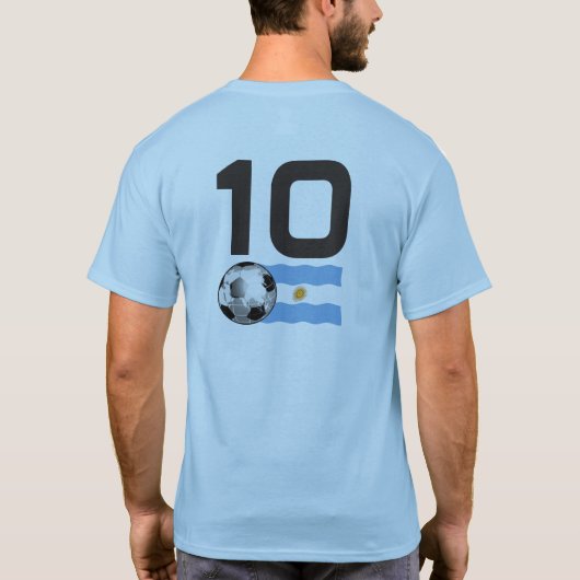 Argentina Soccer T-Shirt (Achterkant)