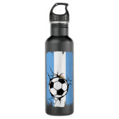 Argentina Soccer Waterfles (Voorkant)