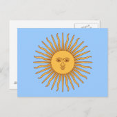 Argentina Sol de Mayo Briefkaart (Voorkant / Achterkant)