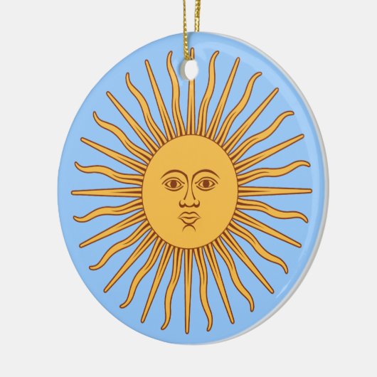 Argentina Sol de Mayo Keramisch Ornament (Links)