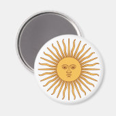 Argentina Sol de Mayo Magneet (Voorkant / Achterkant)