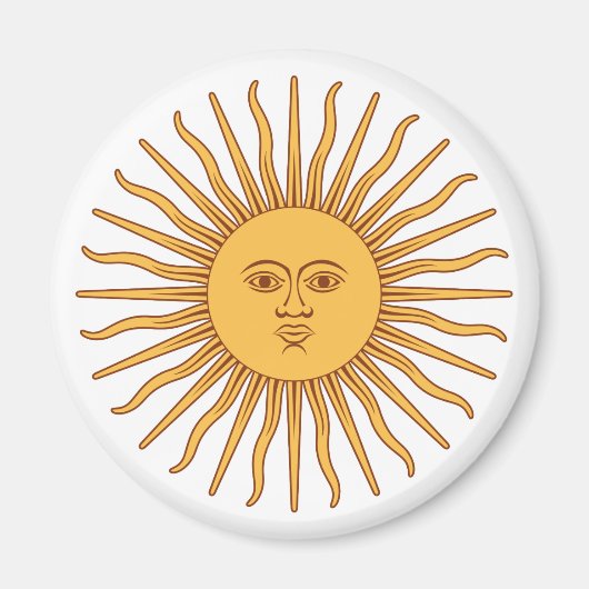 Argentina Sol de Mayo Magneet (Voorkant)