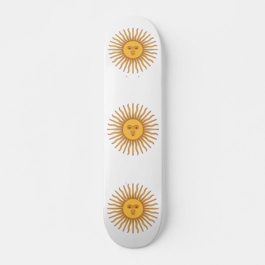 Argentina Sol de Mayo Persoonlijk Skateboard (Voorkant)