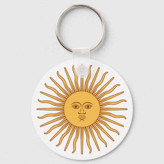 Argentina Sol de Mayo Sleutelhanger (Voorkant)