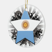 Argentina Star Keramisch Ornament (Links)