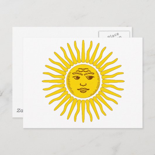 Argentina Sun Briefkaart (Voorkant / Achterkant)