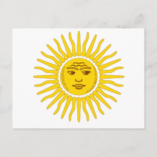 Argentina Sun Briefkaart (Voorkant)