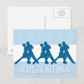 Argentina Tango briefkaart (Voorkant / Achterkant)