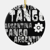 Argentina Tango Keramisch Ornament (Voorkant)