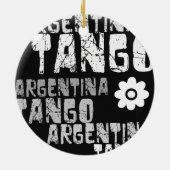 Argentina Tango Keramisch Ornament (Achterkant)