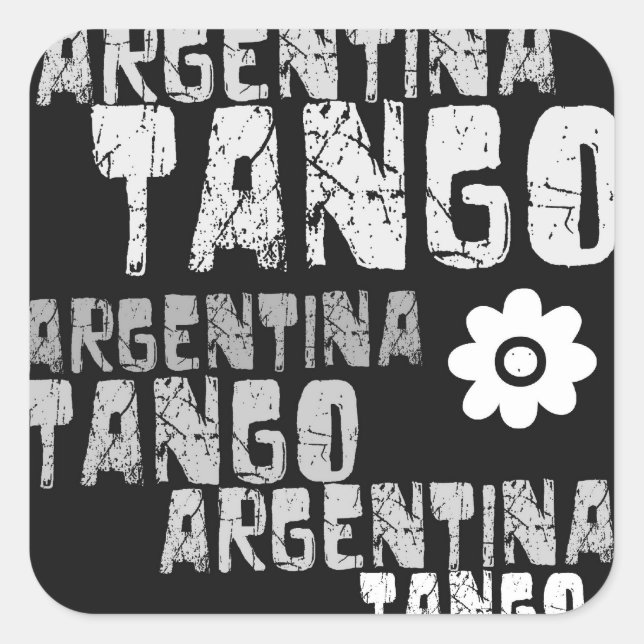 Argentina Tango Sticker (Voorkant)