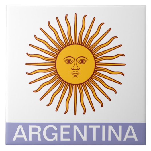 ARGENTINA TEGELTJE (Voorkant)
