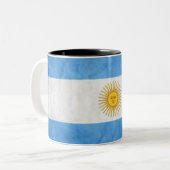 Argentina Tweekleurige Koffiemok (Voorkant links)