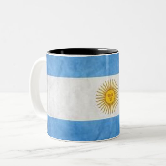 Argentina Tweekleurige Koffiemok (Voorkant links)