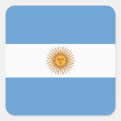 ARGENTINA VIERKANTE STICKER (Voorkant)