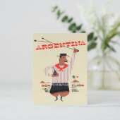 Argentina Vintage Travel Briefkaart (Staand voorkant)