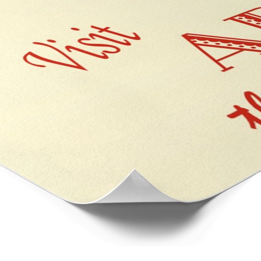 Argentina Vintage Travel Poster (Hoek)