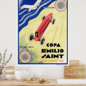 Argentina Vintage Travel Poster teruggezet (Keuken)