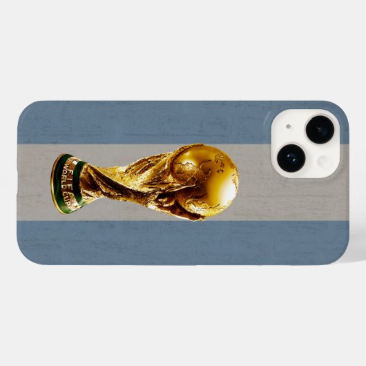 Argentina WC 2022 Qatar Case-Mate iPhone Case (Achterkant (horizontaal))