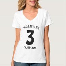 ARGENTINA WIN CAMPEÓN CUSTOMIZE PERSONALISEERDE T-