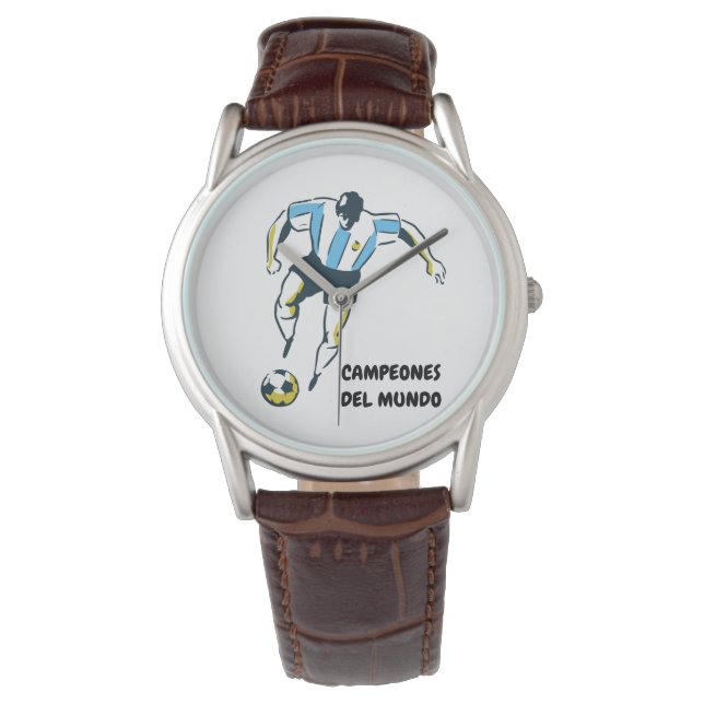 Argentina World Champion Armbanduhr Horloge (Voorkant)
