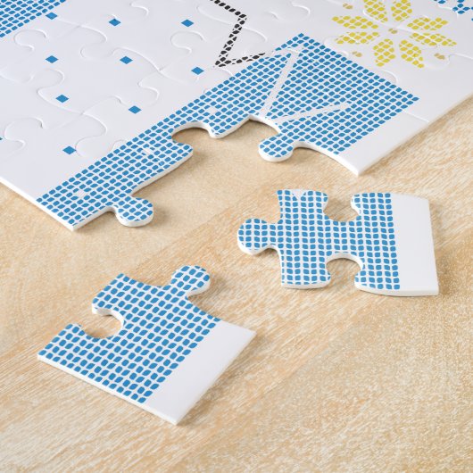 Argentina World Champion Legpuzzel (Zijkant)