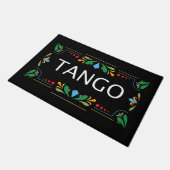 Argentine Tango Fileteado Porteno Geïnspireerd Deurmat (Schuin)