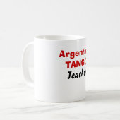 Argentine, TANGO, leraar Koffiemok (Voorkant links)