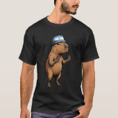Argentinian Capybara Argentina Flag Funny Argentin T-shirt (Voorkant)
